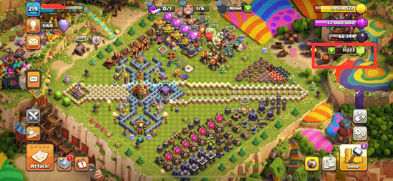 🔥 SUPER RARE GOLDEN HOG | TH16 MAXED 💥 | Heroes 95•95•70•45 💪 | Angry Jelly 6 🐉 | Giant Gauntlet Max ⚔️ | 11,000 Gems 💎 | Instant Delivery 🚀 - Image 6