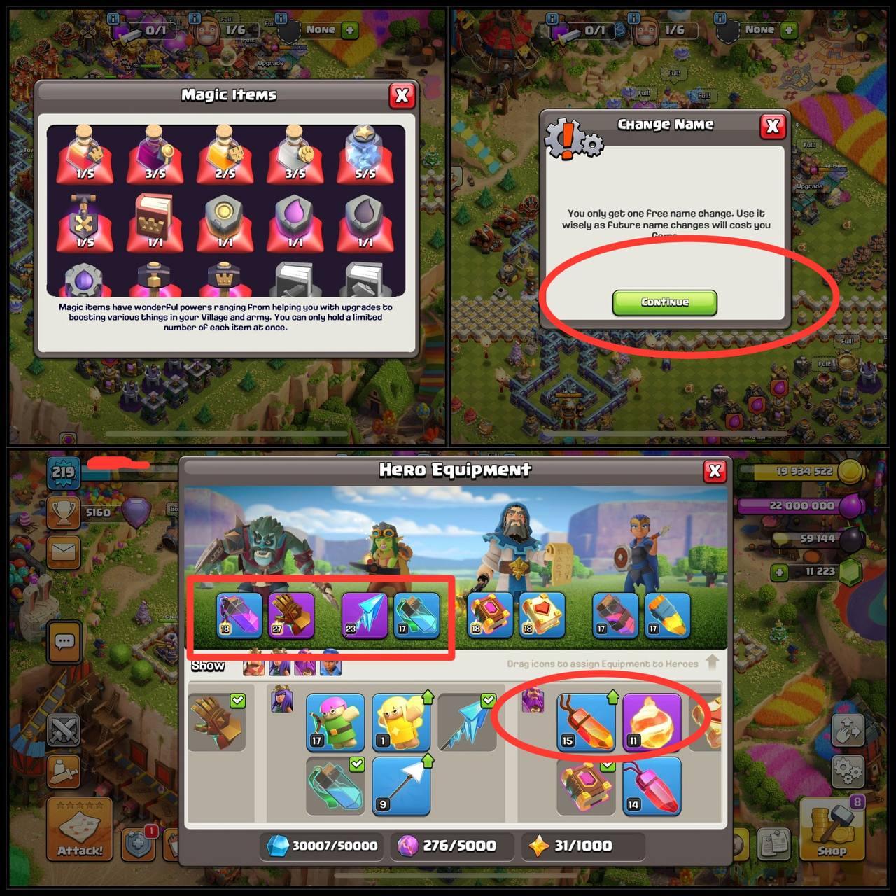 🔥 SUPER RARE GOLDEN HOG | TH16 MAXED 💥 | Heroes 95•95•70•45 💪 | Angry Jelly 6 🐉 | Giant Gauntlet Max ⚔️ | 11,000 Gems 💎 | Instant Delivery 🚀 - Image 4