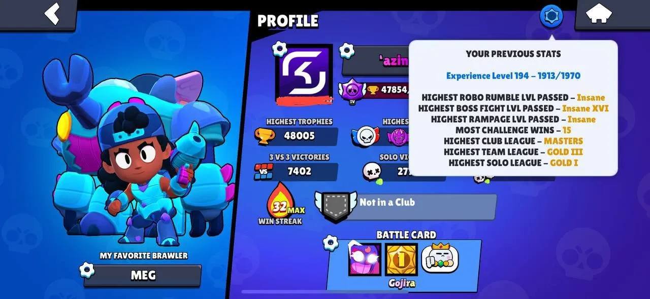 🔥 [RARE] 48,005 Trophies 🏆 | 32 Win Streak 🔥 | 79 Brawlers 🎯 | Max Power 10 💥 | Level 194 ⭐️ | Mythic Skins 🎭 | Instant Delivery 🚀 - Image 3