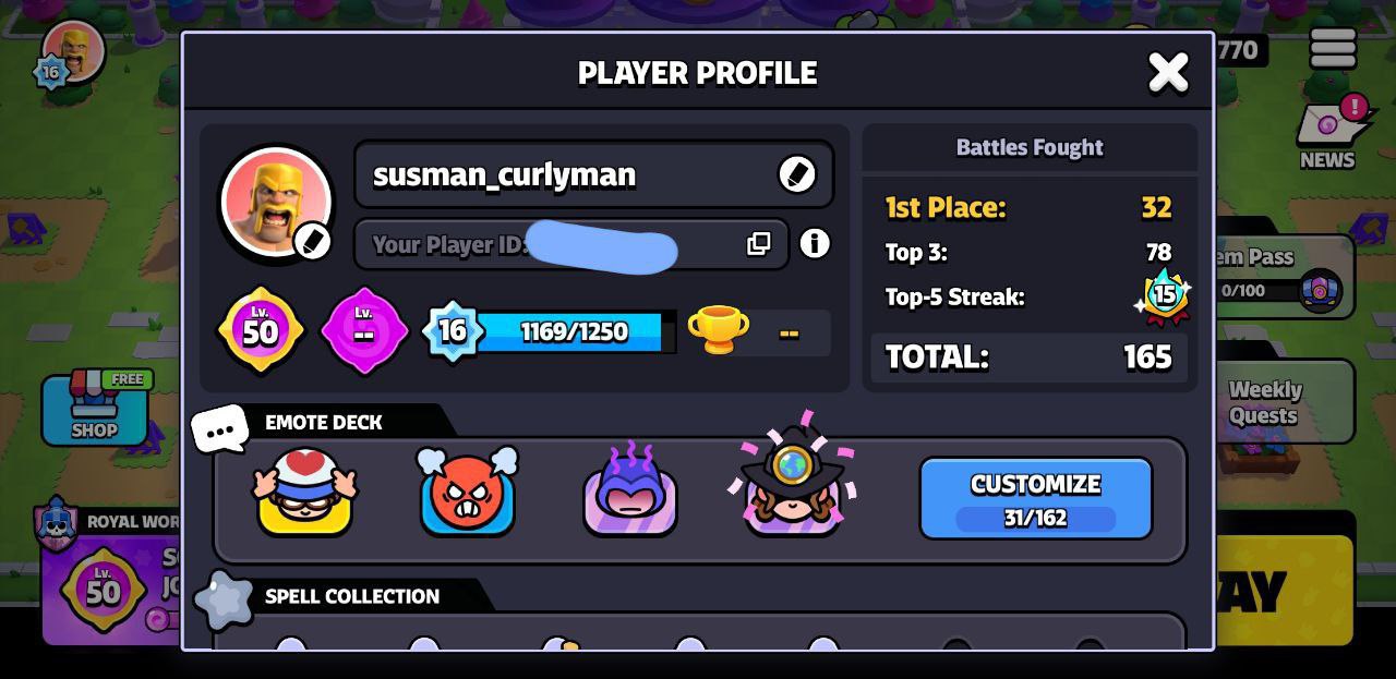 16 XP | LVL 50 SQUAD JOURNEY | 17 SQUADS | 31 EMOTES | 18 BATTLE MODS | 24 MONSTERS | INSTANT DELIVERY - Image 1