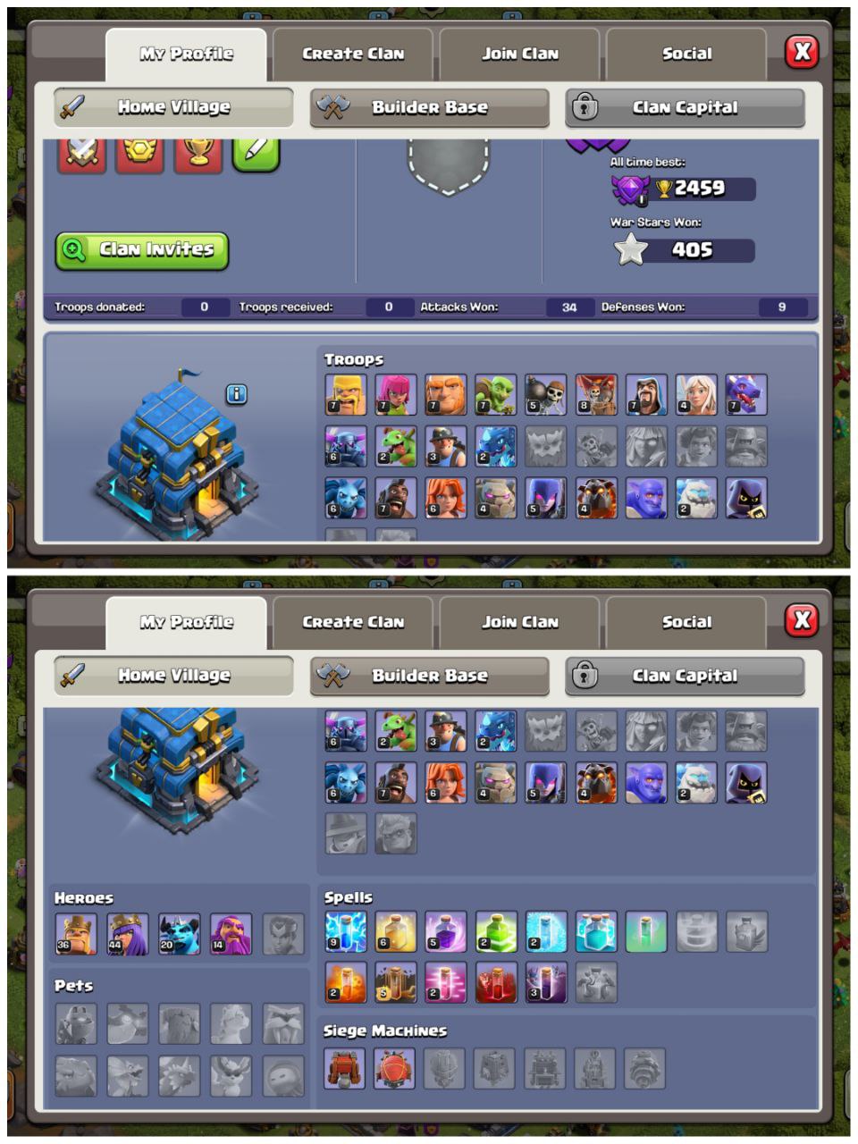 🔥 DECENT TH12 | 4804 RAID MEDALS + 404 CWL 🏅 | HEROES 36/44/20/14 | STACKED EQUIPMENT SB-16 MM-15 LP-7 FB-15 ⚔️ | INSTANT DELIVERY 🚀 - Image 2