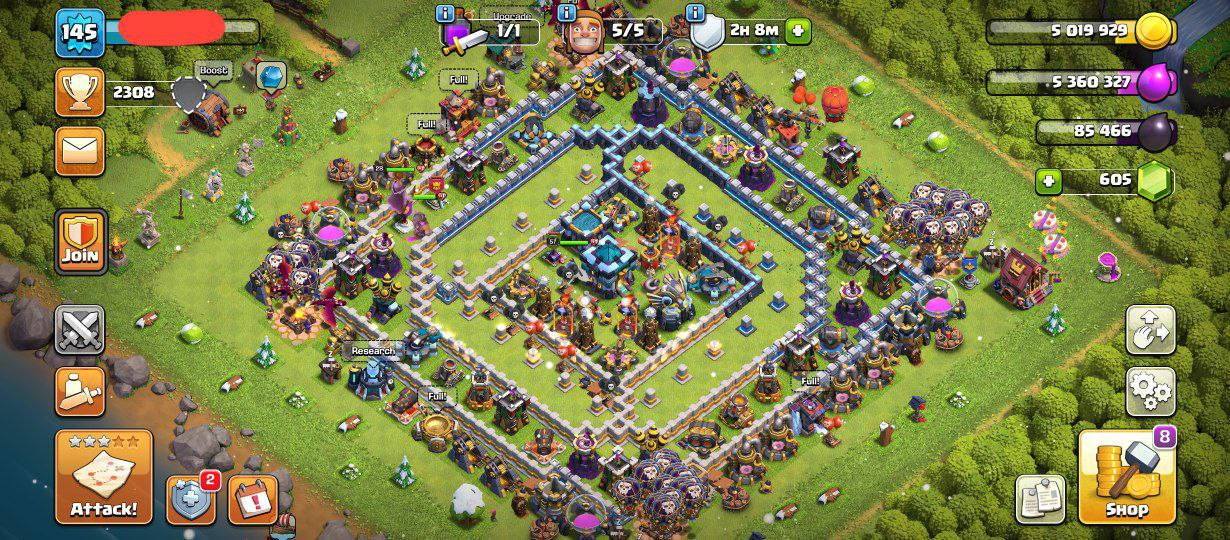 ⚔️ TH13 POWER ACCOUNT | HEROES 💪 60-57-40-28-9 | 🏆 TITAN READY | 🎁 STACKED MAGIC ITEMS | 🚀 QUICK DELIVERY - Image 4