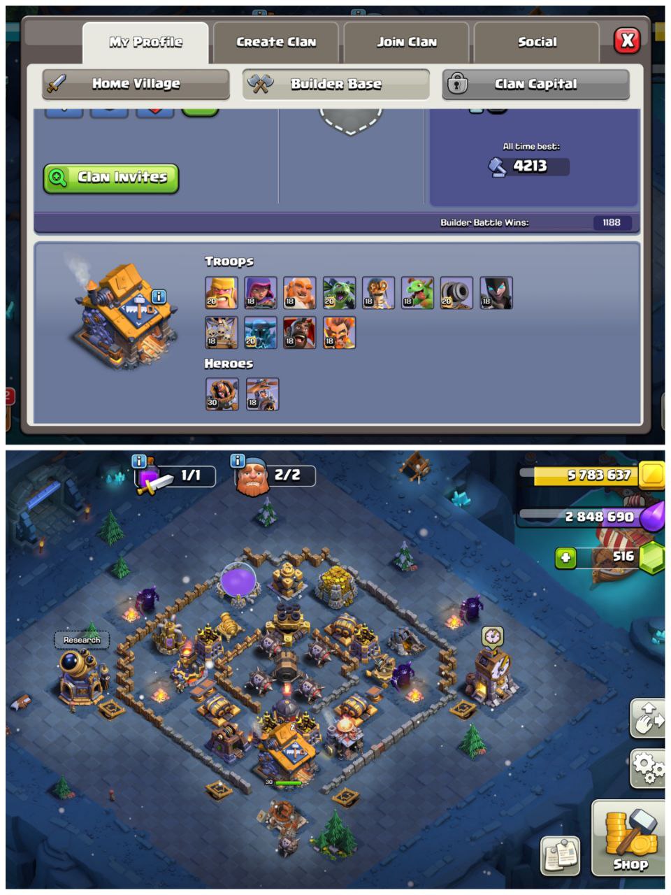 ⚔️ TH14 FOR SALE | SEMI MAXED | EQUIPMENT STACKED 🎒 GG-14 FA-21 MM-9 FB-8 | HEROES 61-80-50-51-30 | FAST TRANSFER 💨 - Image 4