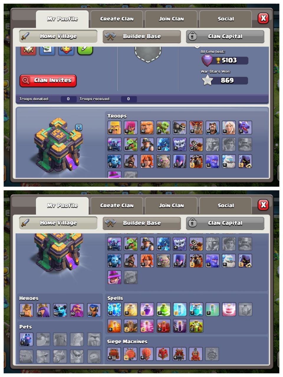 ⚔️ MAXED TH14 ACCOUNT | LEGEND TOUCHED 💪 | FB-17 EQUIPPED | 1K RENAME AVAILABLE ✨ | HEROES STACKED 🔥 | INSTANT DELIVERY - Image 2