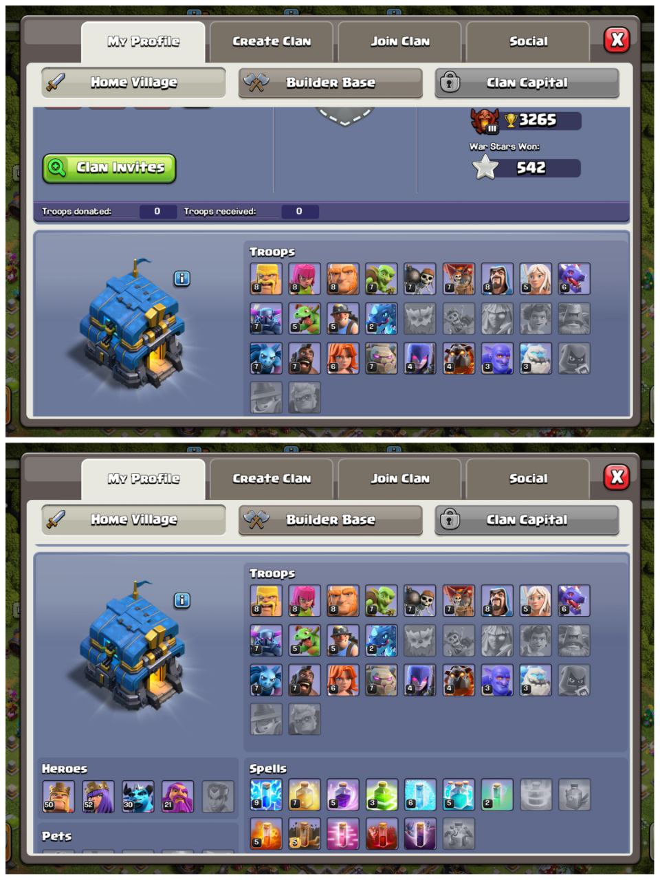 🎮 TH12 WITH RARE DECOR | 2015 XMAS TREE 🎄 | HEROES 50/52/30/21 | 542 WAR STARS ⚔️ | NAME CHANGE READY 📝 | QUICK DELIVERY 🚛 - Image 4