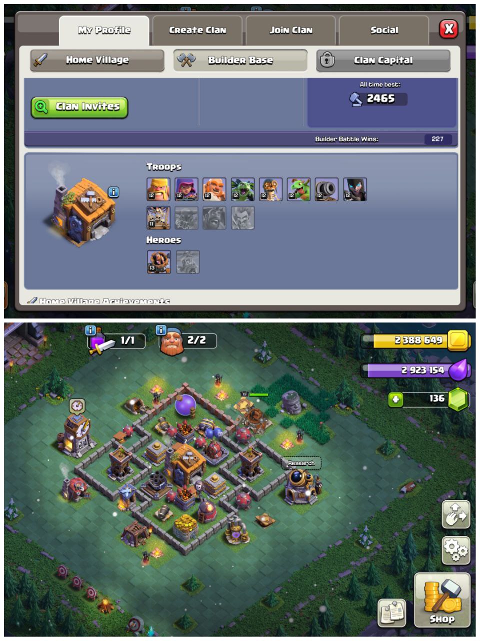 🎮 TH12 WITH RARE DECOR | 2015 XMAS TREE 🎄 | HEROES 50/52/30/21 | 542 WAR STARS ⚔️ | NAME CHANGE READY 📝 | QUICK DELIVERY 🚛 - Image 2
