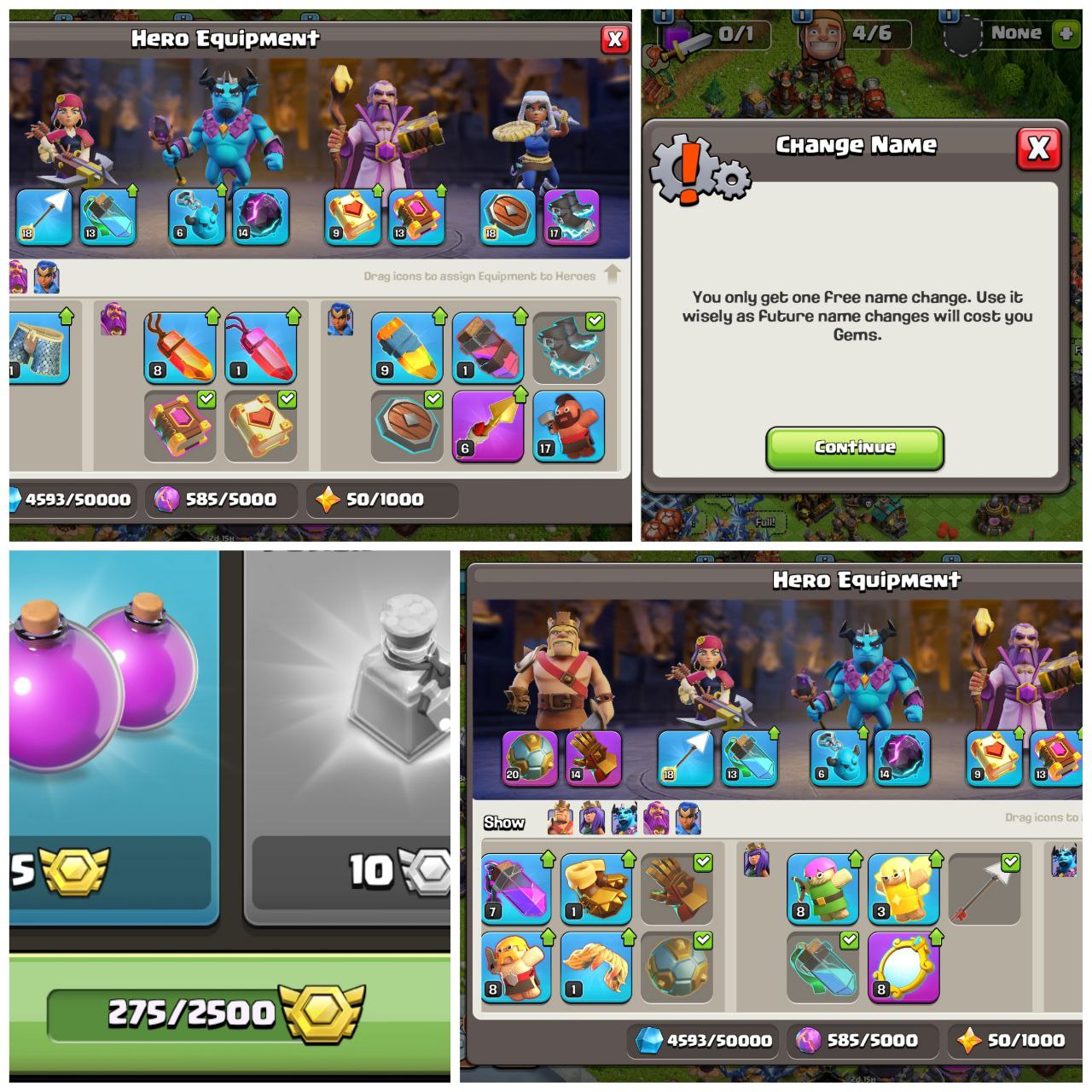 🔥 OP TH17 | HEROES 50/56/70/43/45 | EPIC EQUIPMENTS INCLUDED ⚙️ | FREE RENAME 💬 | INSTANT DELIVERY 🚀 - Image 2