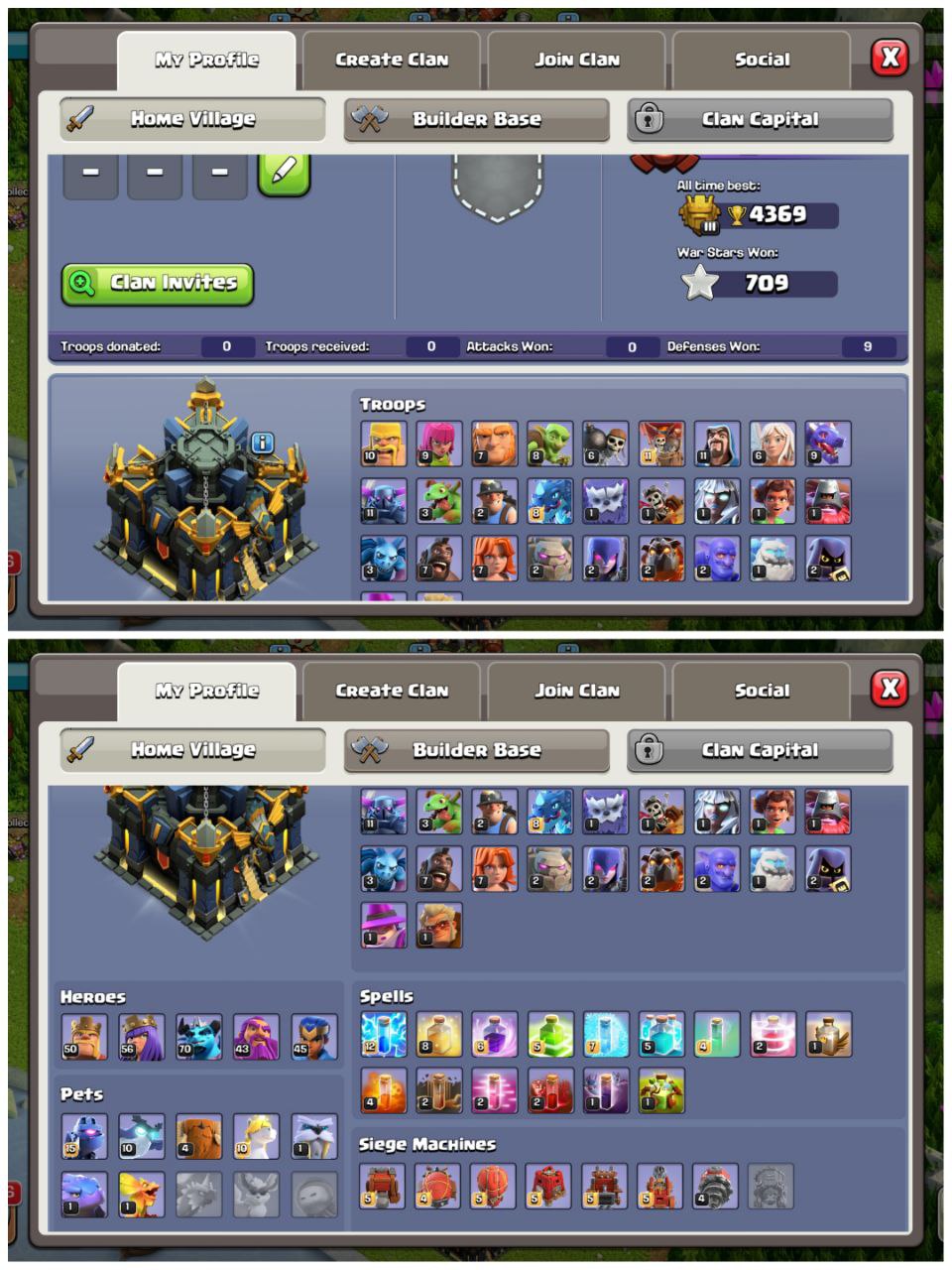 🔥 OP TH17 | HEROES 50/56/70/43/45 | EPIC EQUIPMENTS INCLUDED ⚙️ | FREE RENAME 💬 | INSTANT DELIVERY 🚀 - Image 1