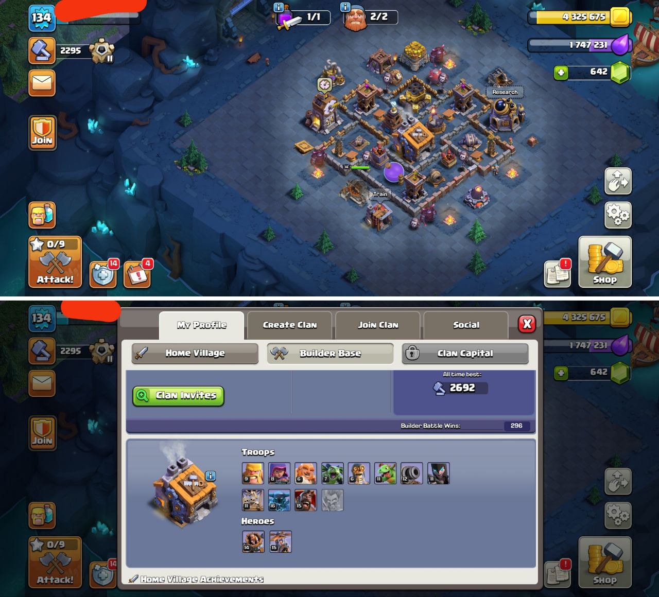 🔥 BUDGET TH13 WITH POWER ⚡️ | GOOD DEF 🔥 | CWL 760 🏅 | 500 RENAME 💠 | HEROES MAXING 👑 | DELIVERY INSTANT ✅ - Image 3