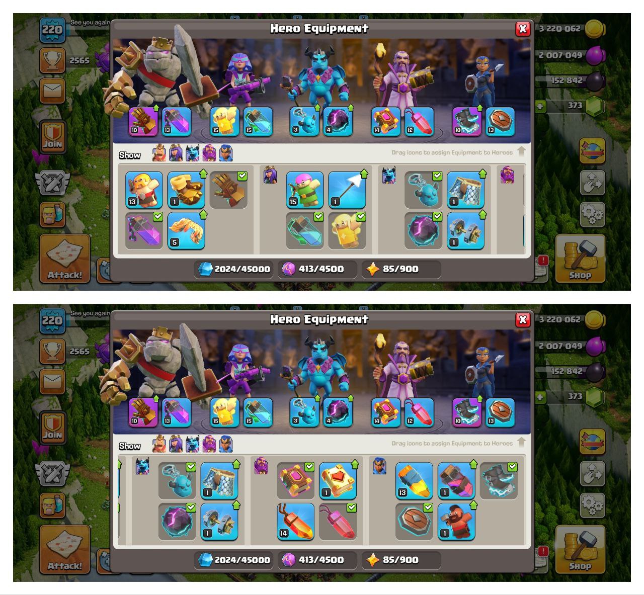 🔥 END-GAME TH16 ACCOUNT 🔥 | HEROES MAXED 👑 | 5145 ATB 🏆 | EPIC EQUIPMENTS ⚙️ | GUD DEFENCES 🛡 | 1.2K WAR STARS ⚔️ | INSTANT DELIVERY 🚀 - Image 4