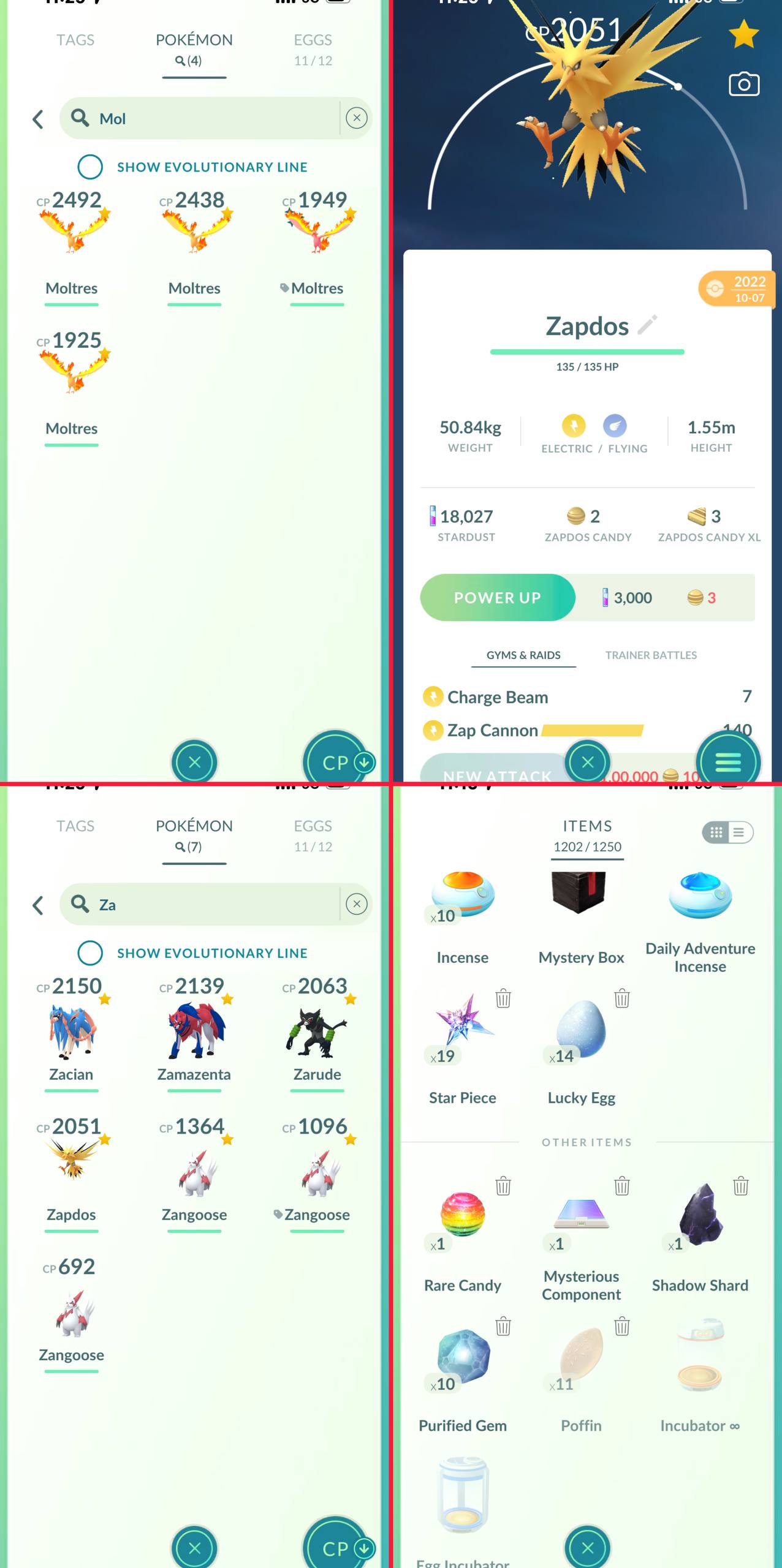 FRESH STOCK LVL 51 SHINY MEWTWO MOLTRES ) 818 TRADEABLE PG) 83 SHINY | 48 LEGENDARY ) RARE COLLECTOR - Image 3