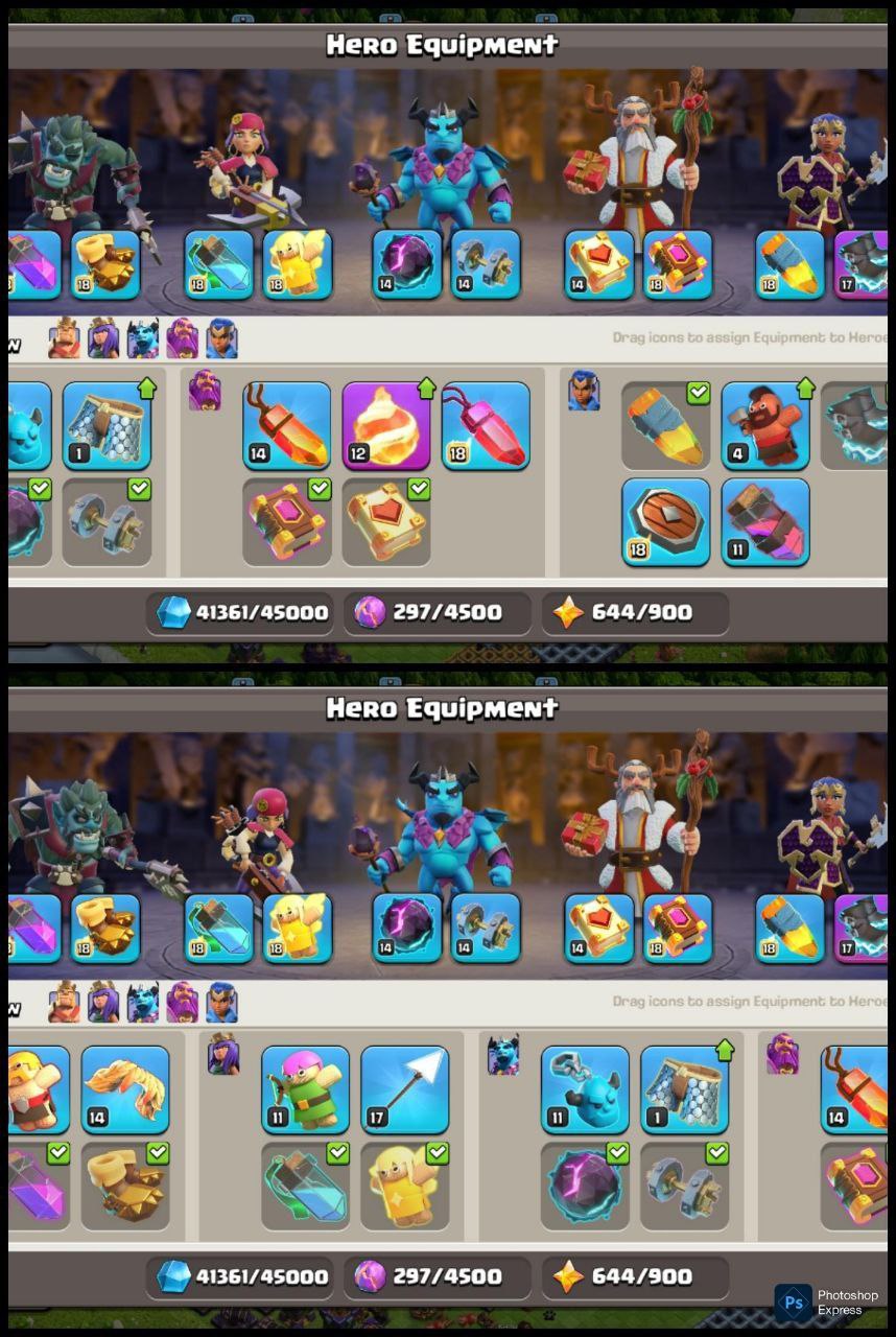 ⚡️ OP TH15 FOR WAR ⚡️ | 5139 PB 📈 | EPIC EQUIPMENTS ⚙️ | HEROES 65•64•41•37•30 👑 | DEFENCE SETUP GUD 🛡 | DELIVERY INSTANT ⚡️ - Image 4