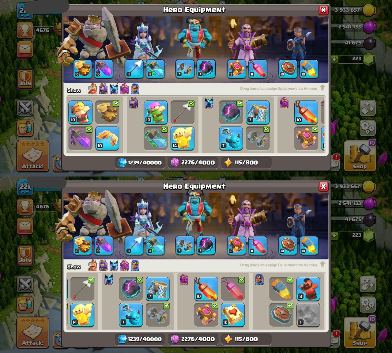 🔥 SEMI MAX TH15 🔥 | HEROES 54•63•45•36•21 👑 | STACKED MAGIC ITEMS 🎁 | GOOD DEFENCES 🛡 | INSTANT DELIVERY ⚡️ - Image 3