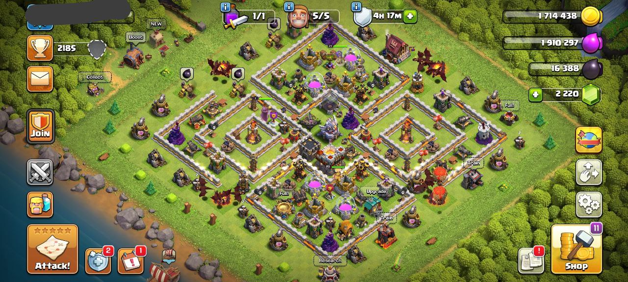 ⚔️ TH11 WAR-READY BASE ⚔️ | HEROES 20•27•20•1 👑 | EQUIPMENT & MAGIC STACKED 🎁⚙️ | GUD DEFENCES 🛡 | QUICK TRANSFER 🚀 - Image 2