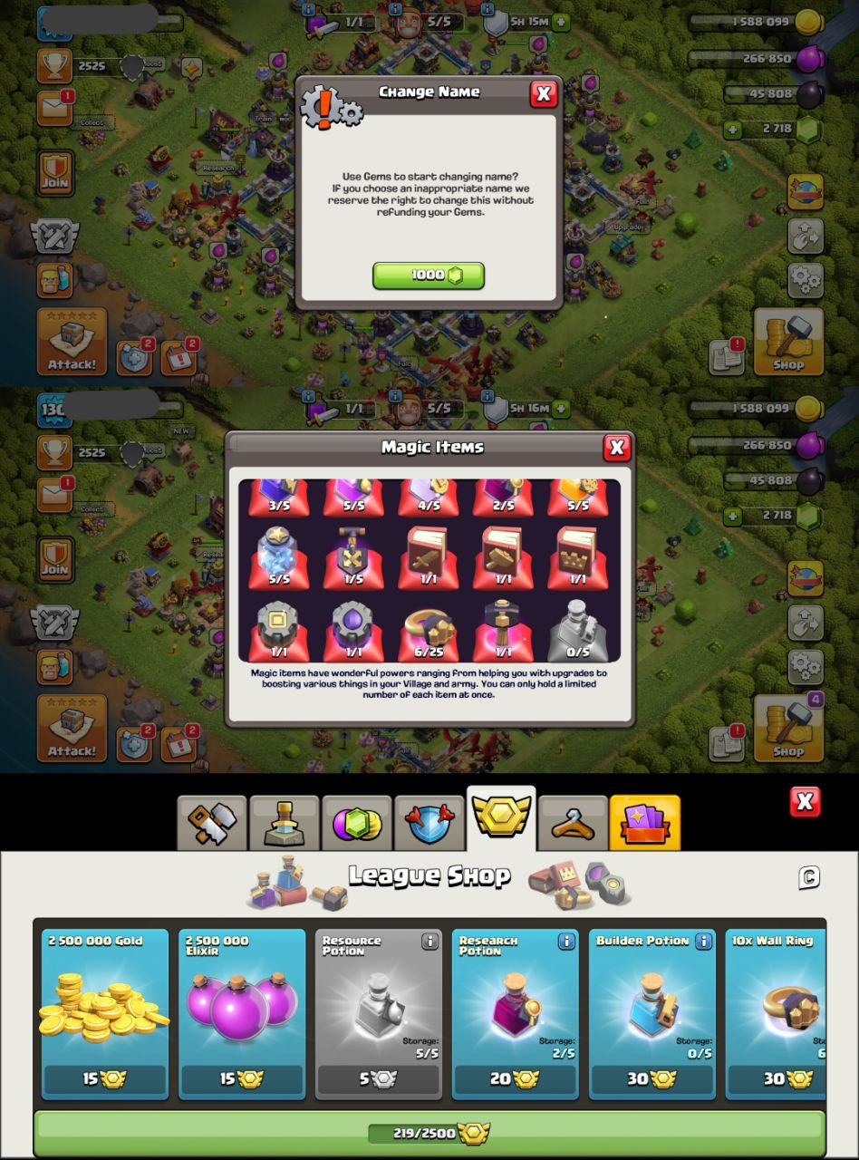 🔥 VERY GOOD TH13 🔥 | HEROES 48•49•27•20•2 👑 | MAGIC ITEMS STACKED 🎁 | EQUIPMENT READY ⚙️ | NC 1000 ✏️ | INSTANT DELIVERY ⚡️ - Image 3