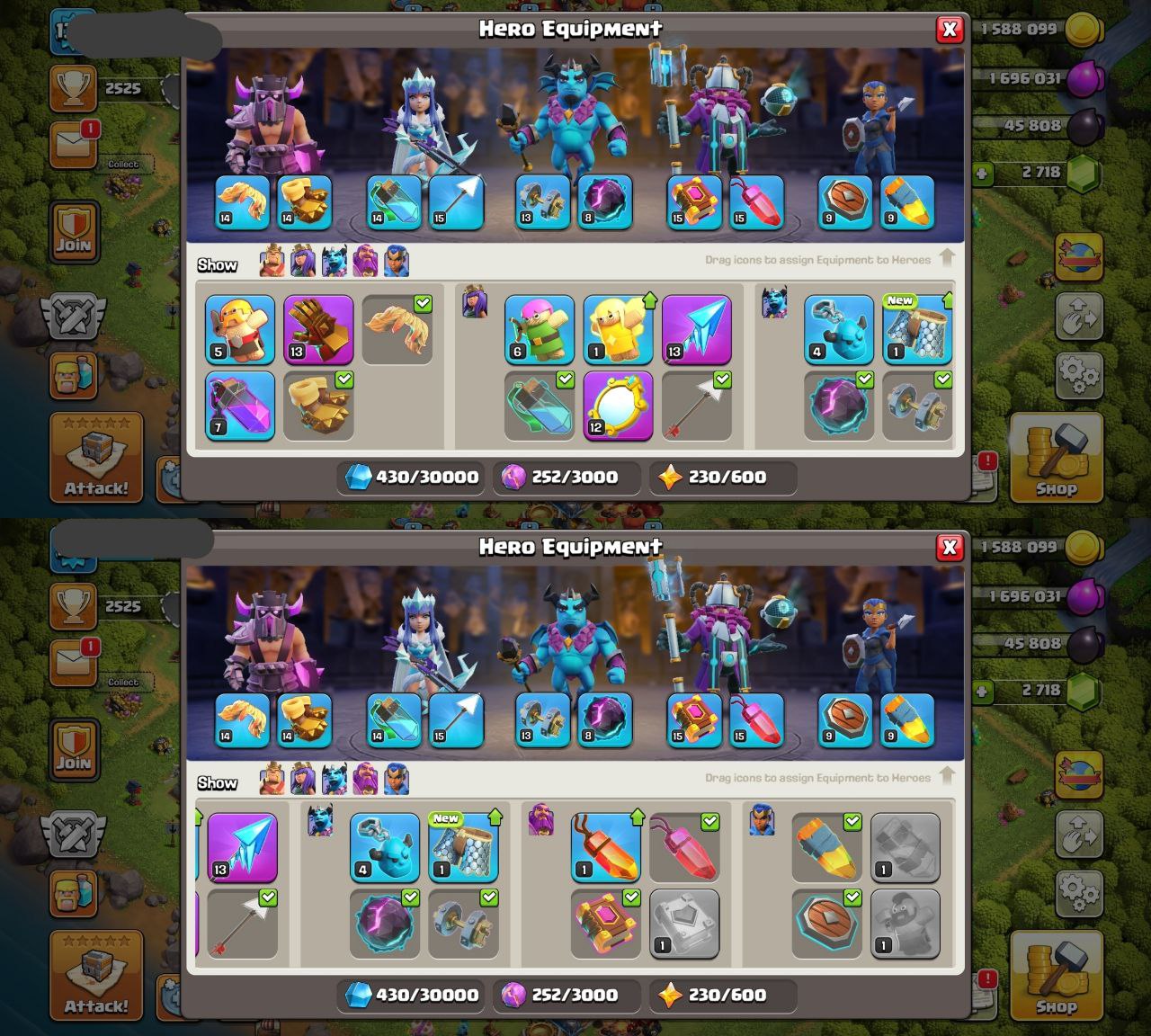 🔥 VERY GOOD TH13 🔥 | HEROES 48•49•27•20•2 👑 | MAGIC ITEMS STACKED 🎁 | EQUIPMENT READY ⚙️ | NC 1000 ✏️ | INSTANT DELIVERY ⚡️ - Image 5