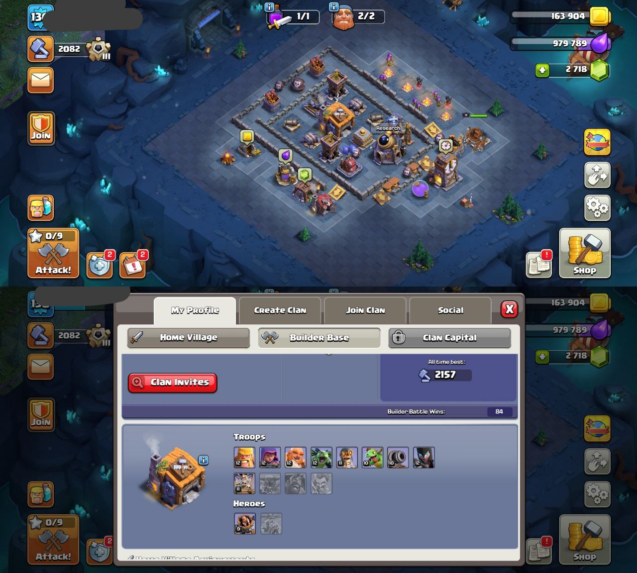 🔥 VERY GOOD TH13 🔥 | HEROES 48•49•27•20•2 👑 | MAGIC ITEMS STACKED 🎁 | EQUIPMENT READY ⚙️ | NC 1000 ✏️ | INSTANT DELIVERY ⚡️ - Image 4