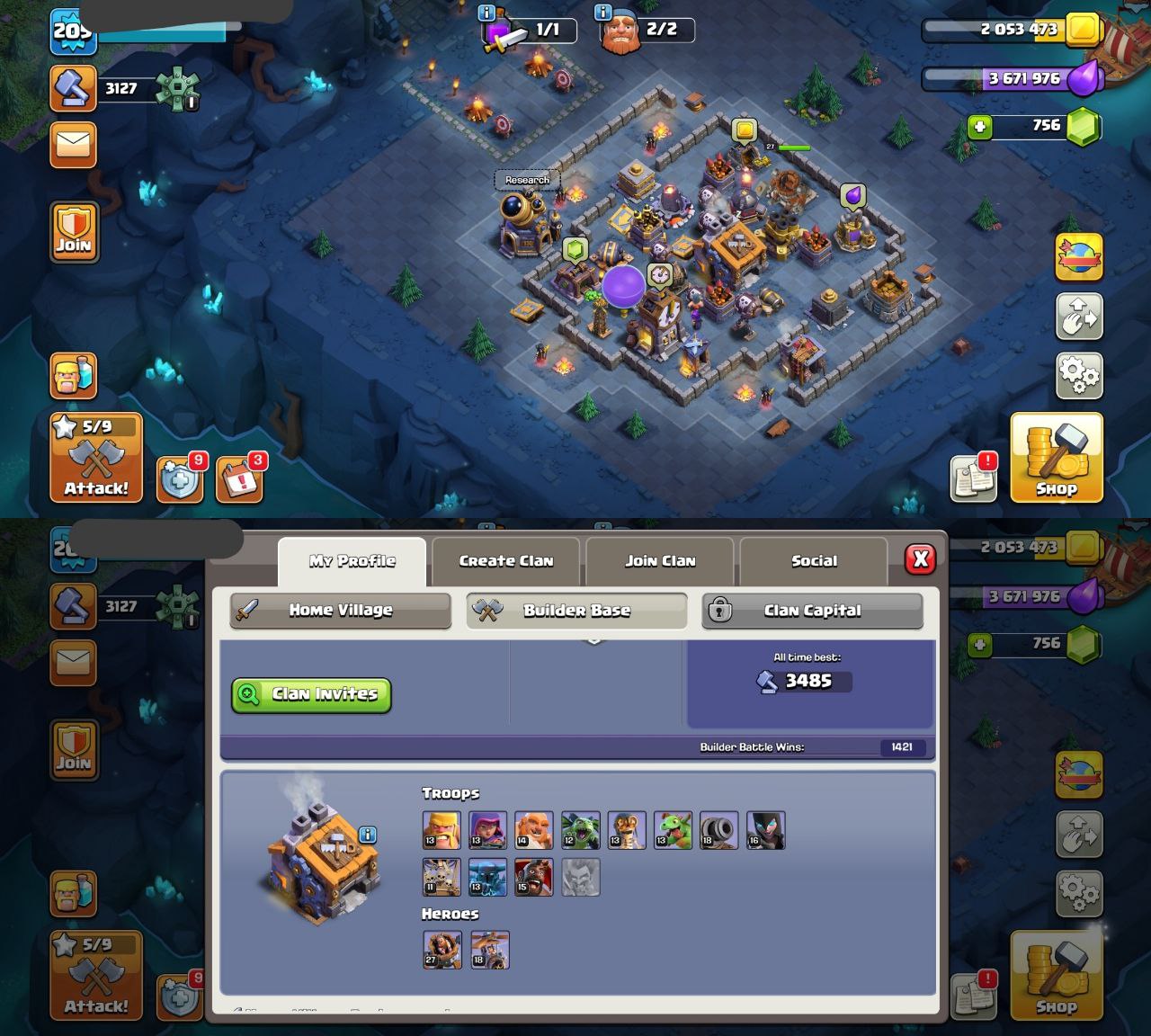 🔥 TH16 MID-RANGE DEAL 🔥 | HEROES POWERED 👑 | GUD DEFENCES 🛡 | FULL EQUIPS ⚙️ | MAGIC ITEMS INCLUDED 🎁 | INSTANT DROP 🚀 - Image 3