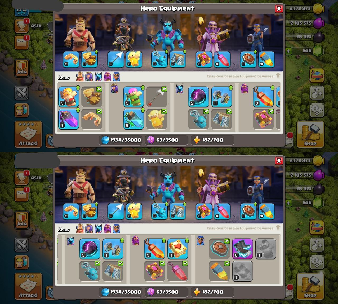 ⚔️ POWERED TH13 ACCOUNT ⚔️ | HEROES 🔥 58-63-47-39-22 👑 | MAGIC INCLUDED 🎁 | STRONG BASE 🛡 | READY TO TRANSFER ⚡️ - Image 3
