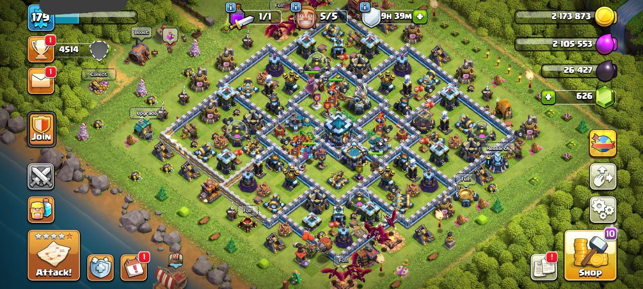 ⚔️ POWERED TH13 ACCOUNT ⚔️ | HEROES 🔥 58-63-47-39-22 👑 | MAGIC INCLUDED 🎁 | STRONG BASE 🛡 | READY TO TRANSFER ⚡️ - Image 1