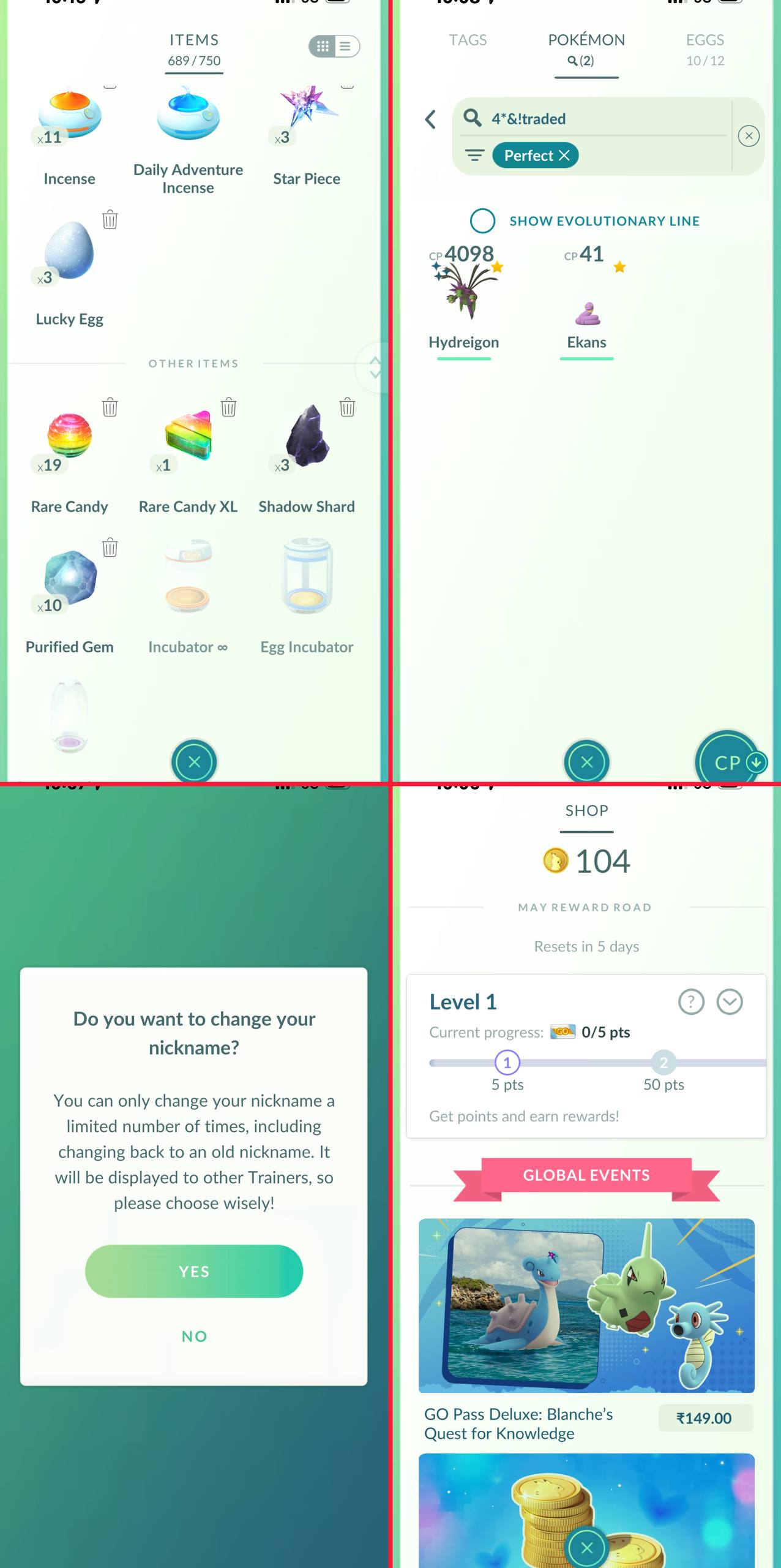 HIGH VALUE ACCT LEVEL 50 SHADOW LATIAS • RARE PIKACHU / 43 SHINY | RARE COLLECTOR INSTANT DELIVERY - Image 3