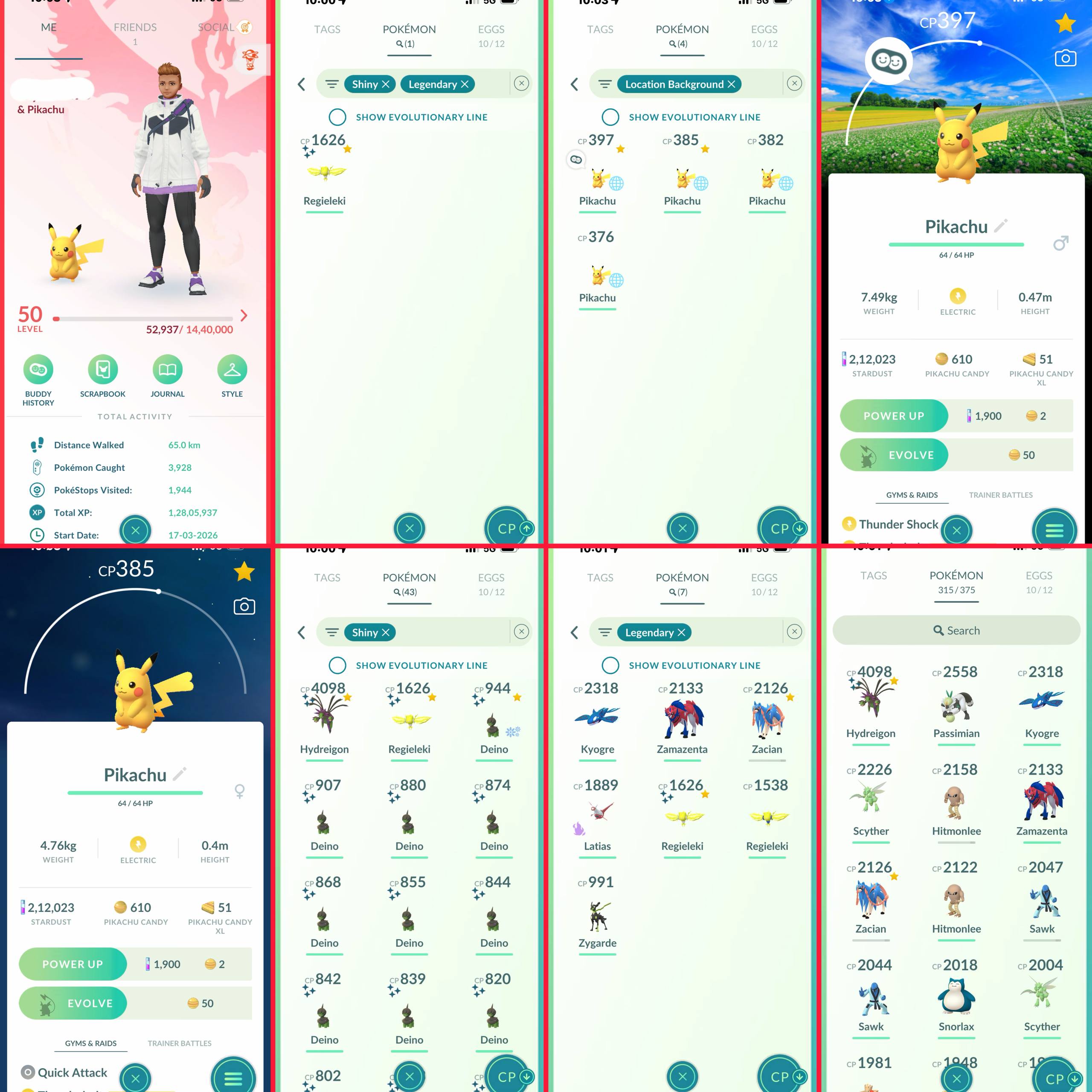 HIGH VALUE ACCT LEVEL 50 SHADOW LATIAS • RARE PIKACHU / 43 SHINY | RARE COLLECTOR INSTANT DELIVERY - Image 2