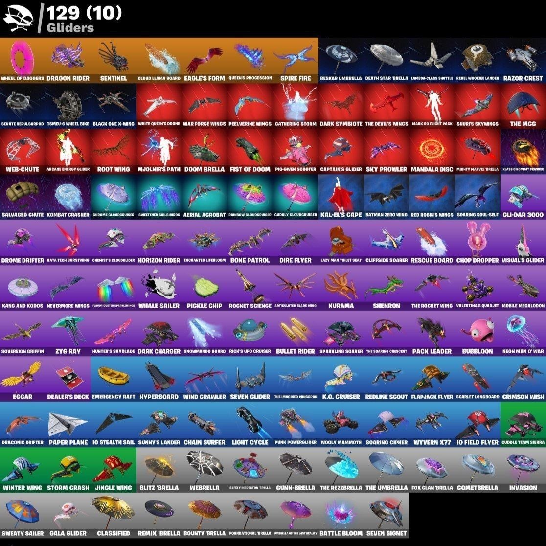 [PC] 176 skins | Mike Lowrey | Galaxy Scout | Kymera | The Cube Queen | Predator | Ronin | Torin | The Origin | The Foundation | Menace | 150 VB - Image 7