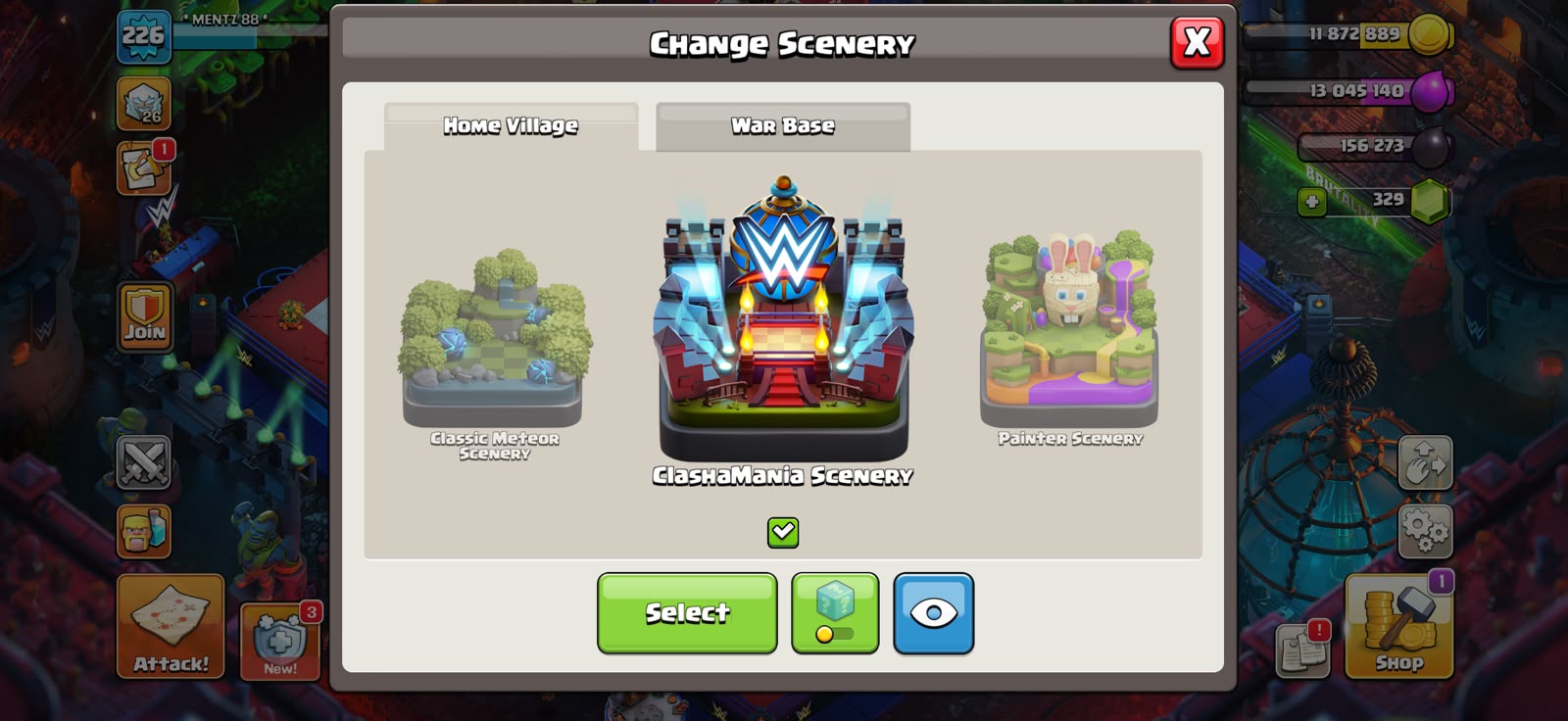 CLASHMANIA SCENNARY 🔥TH18 XP226🔥 2 HEROES MAXED🔥GOOD DEFFENT AND TROOPS 🔥 - Image 1