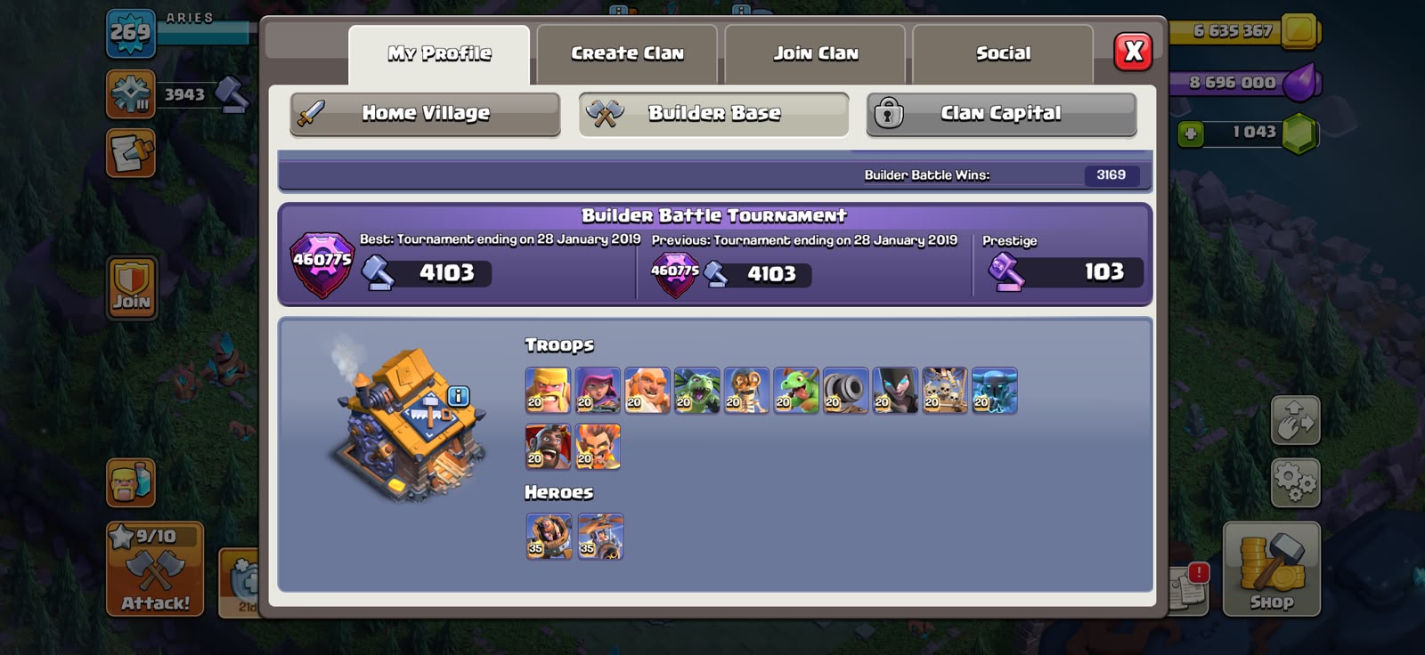 TH 18 XP 269🔥GUARDIANS FULL MAXED🔥HERO FULL MAXED🔥GOOD DEFFENT AND TROOPS 🔥 - Image 9
