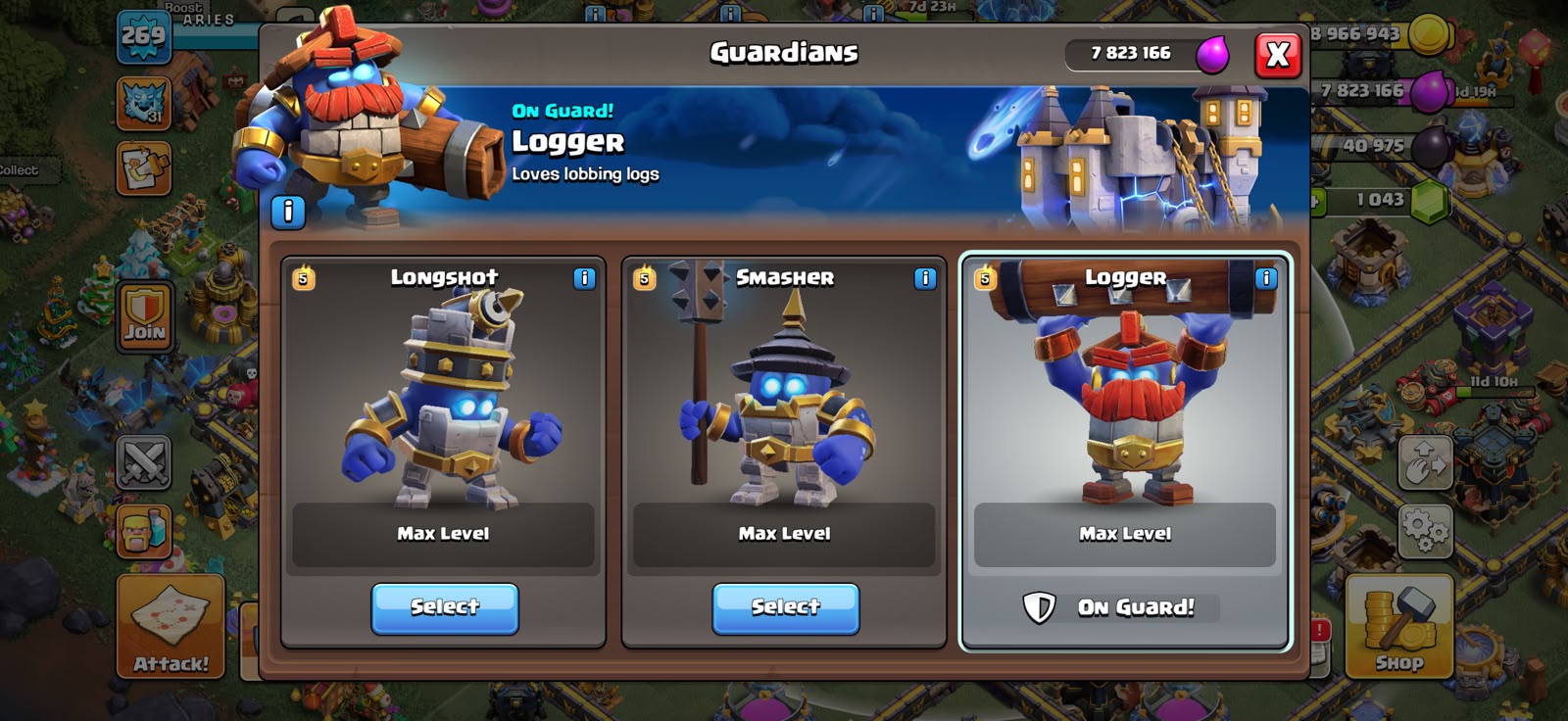 TH 18 XP 269🔥GUARDIANS FULL MAXED🔥HERO FULL MAXED🔥GOOD DEFFENT AND TROOPS 🔥 - Image 1