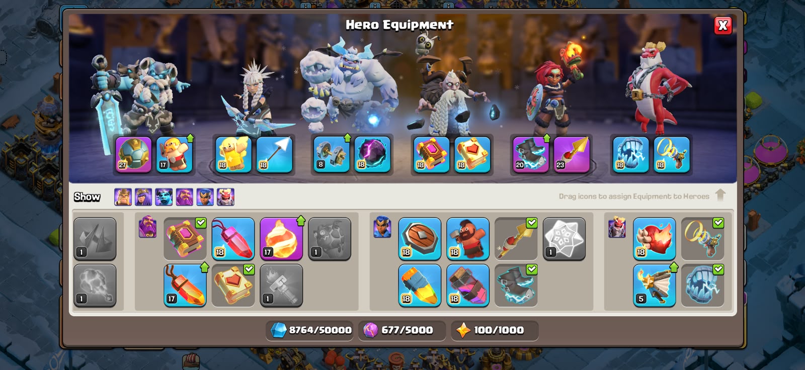 TH18 XP 287🔥 STRONGEST DEFFENT AND WALL🔥 BEST ACCOUNT 🔥 NIGHT MODE MAXED🔥 - Image 4