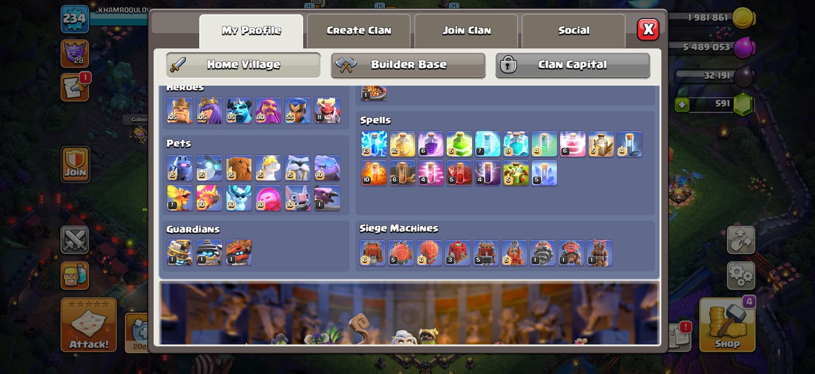 TH18 XP 234🔥5 HEROES MAXED🔥GOOD DEFFENT AND TROOPS🔥 EQUIPMENT STRONGEST 💥 - Image 3
