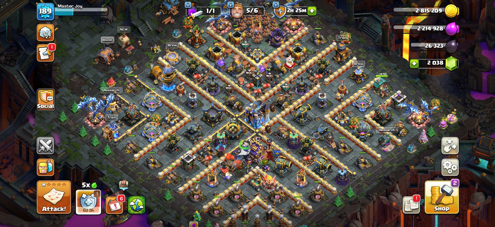 CHEAP TH18 NEAR MAX🥵XP189 🥵READY FOR DONATION 🔥2000 GEMS💎 - Image 1