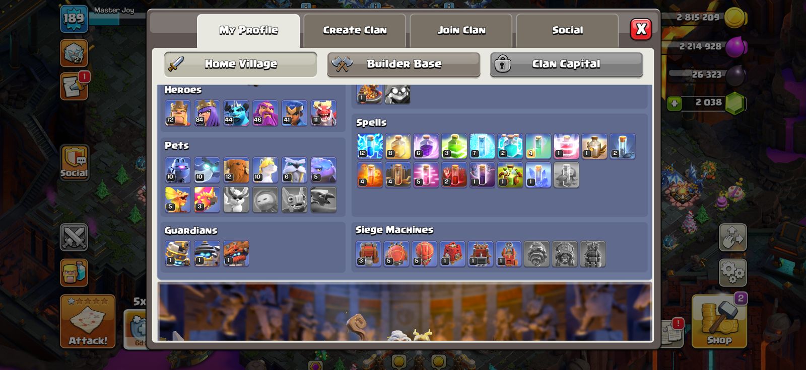 CHEAP TH18 NEAR MAX🥵XP189 🥵READY FOR DONATION 🔥2000 GEMS💎 - Image 3