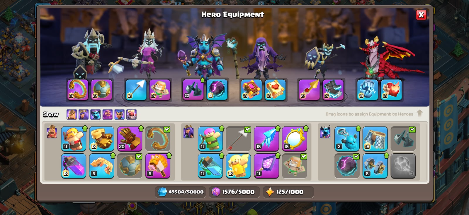 TH18 ROYAL CHAMPION MAX🔥6 EPIC EQUIPMENT MAX🔥CAN RENAME🔥 - Image 4