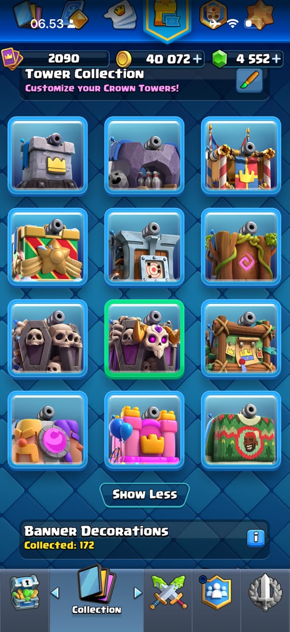 59 MAX CARD 🤩24 EVO 🥵LEVEL ACCOUNT 79 💥ARENA 32💥 TROPHY 14K 💥186 EMOTE 💥 - Image 3
