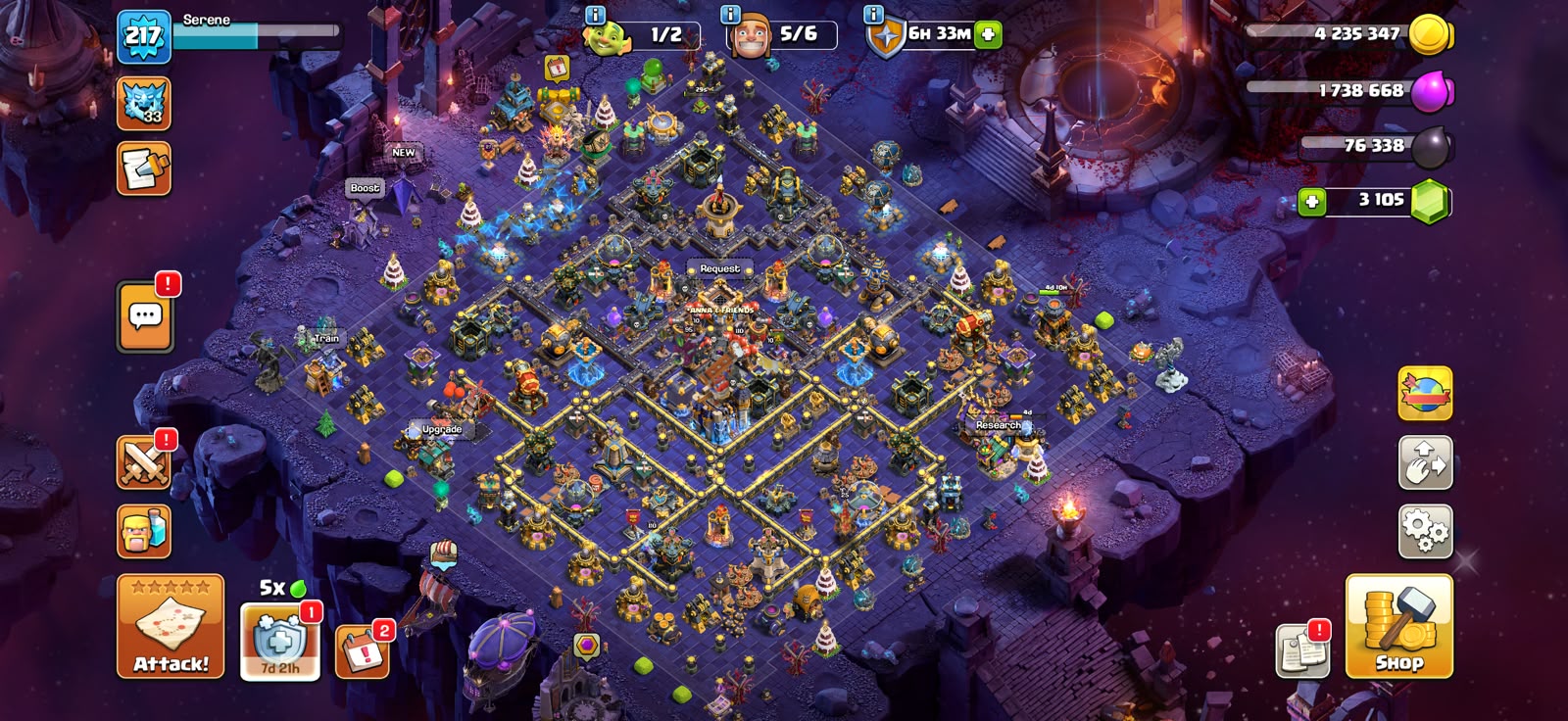 TH18 MAX HEROES 🔥COSMIC SCENNARY RARE 🔥 - Image 1
