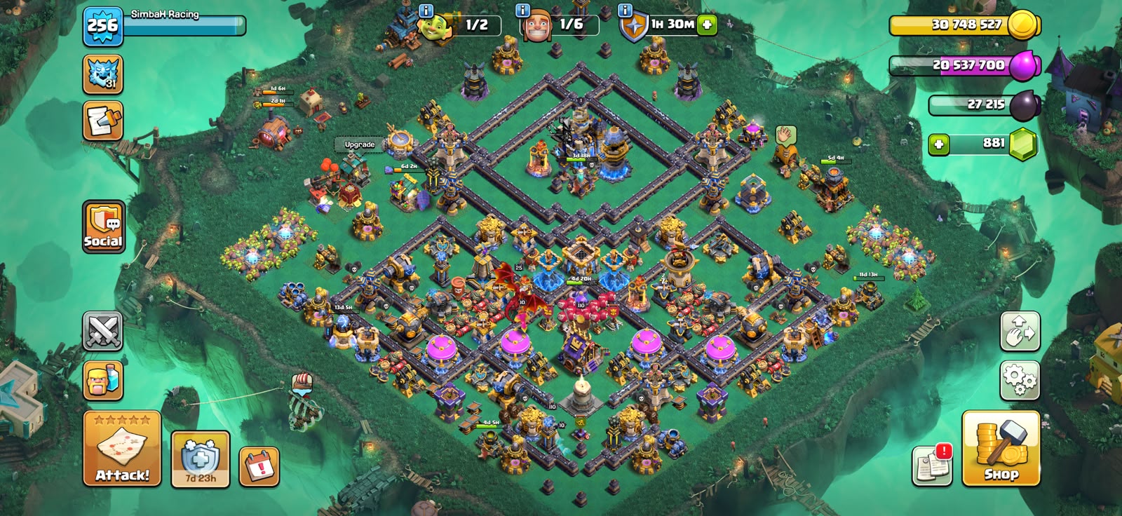 TH18 MAX HEROES 🔥3100 WAR STAR🔥TROOPS MANY MAX🔥NC 500 GEMS 🔥 - Image 1
