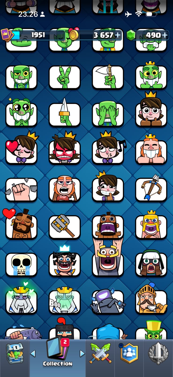 29 MAX CARD 🤩29 EVO 🥵LEVEL ACCOUNT 71 💥ARENA 32💥 TROPHY 14K 💥145 EMOTE 💥 - Image 6