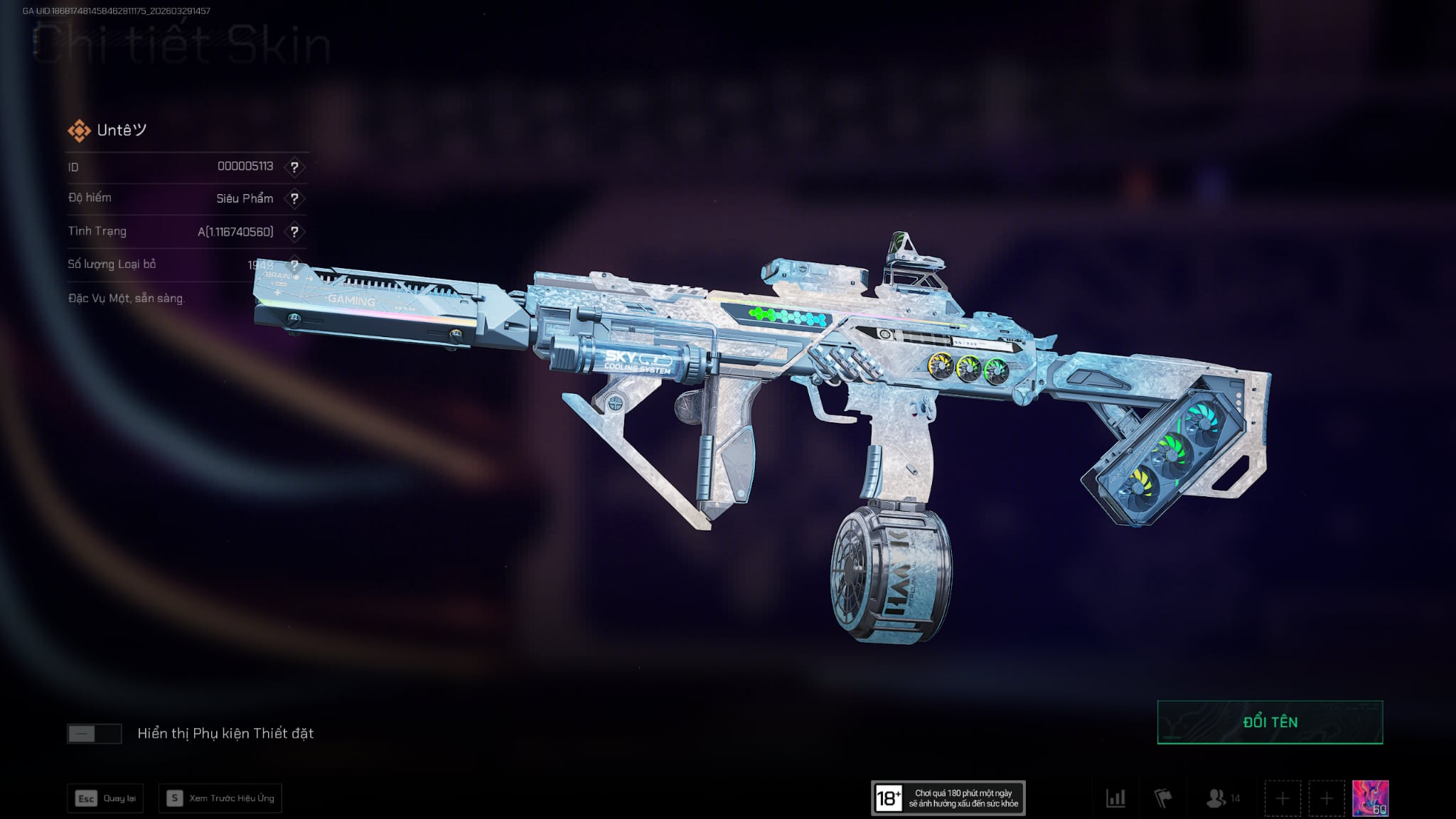 Garena Delta Force Highend account - Image 1