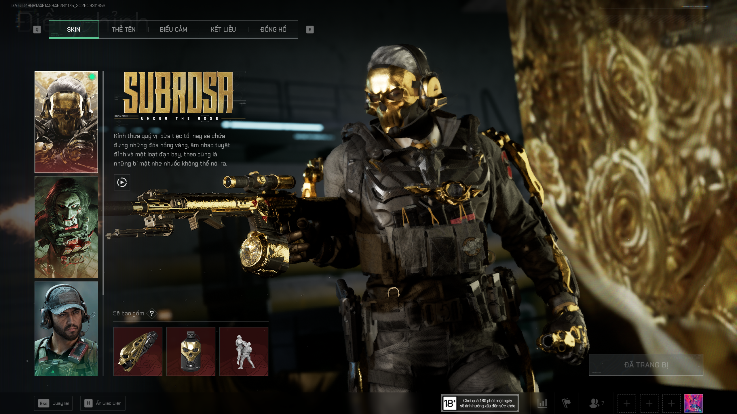 Garena Delta Force Highend account - Image 7