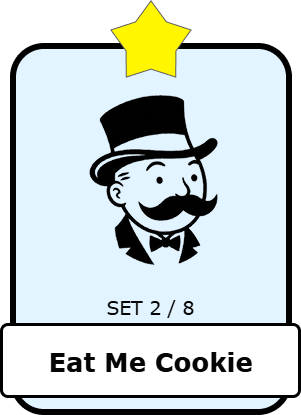 Eat Me Cookie - Set 2 (Monopoly Go Stickers) - Image 1