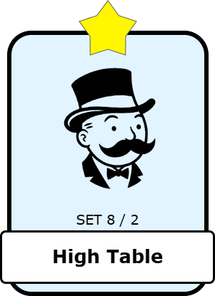 High Table - Set 8 (Monopoly Go Stickers) - Image 1