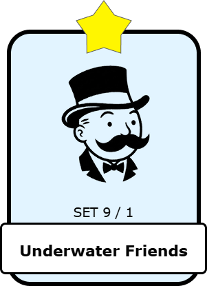 Underwater Friends - Set  (Monopoly Go Stickers) - Image 1