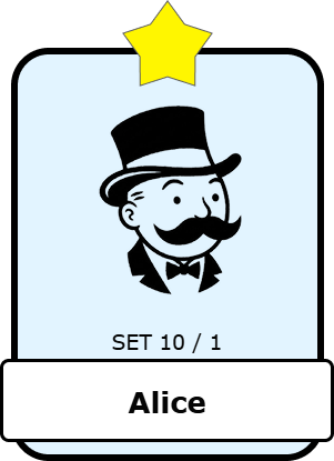 Alice - Set 10 (Monopoly Go Stickers) - Image 1