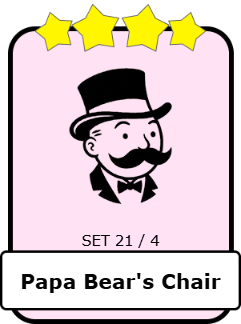 Papa Bear's Chair - Set 21 (EVER AFTER ALBUM) - Image 1