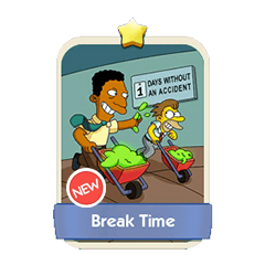Break Time - Monopoly Go stickers (The Simpson Album) - Image 1