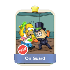 On Guard - Monopoly Go stickers (The Simpson Album) - Image 1