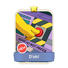 D'oh! - Monopoly Go stickers (The Simpson Album) - Image 1