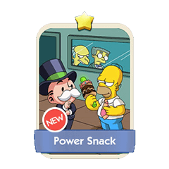 Power Snack - Monopoly Go stickers (The Simpson Album) - Image 1